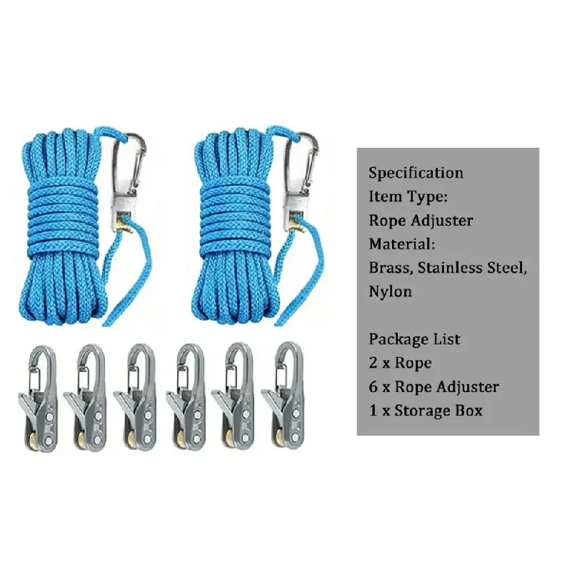 Knot-Free Rope Tensioner Buckle 5