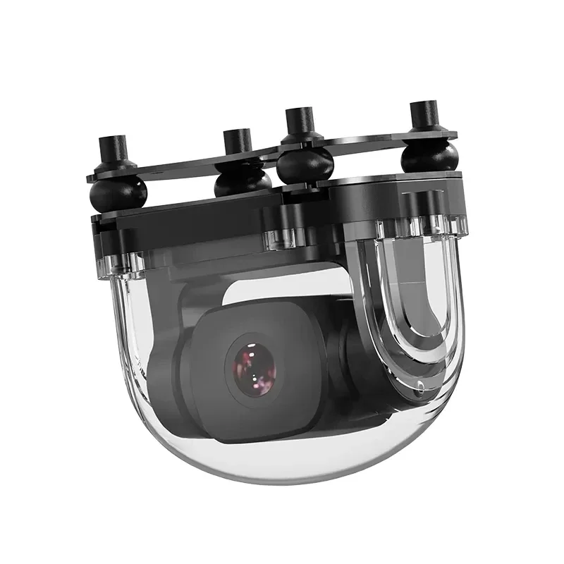 Vue de côté du stabilisateur FPV SIYI A2 mini, capturant la flexibilité de la caméra inclinable 160° pour drone FPV.