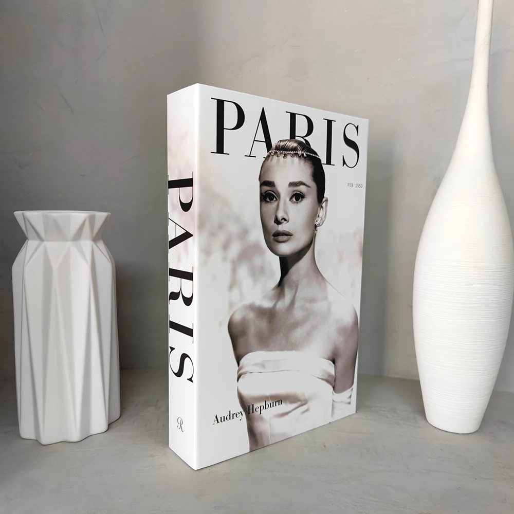 Ins Fake Books for Decoration Coffee Table Book Club Hotel Simulation Prop Book Storage Box Luxury Decorative Home Decor