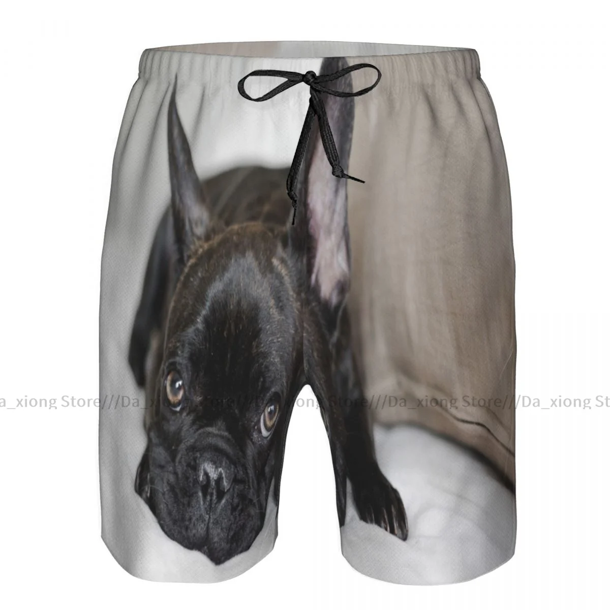 

Mens Swimming Shorts Swimwear French Bulldog Portrait Trunks Swimsuit Beach Wear Boardshorts