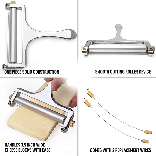  Cheese Slicer with Wire Adjustable Cheese Slicer Heavy