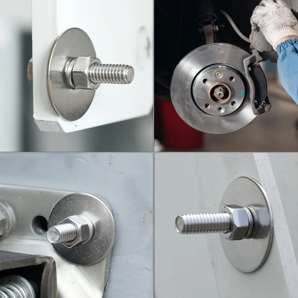 Enhanced Large Wide-Body Stainless Steel Flat Washers - 275 Pieces