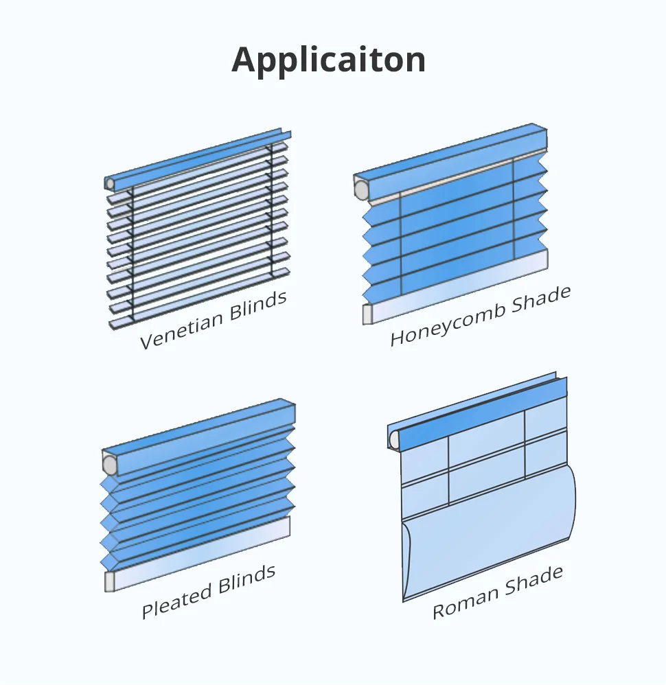 Matter Over WiFi Smart Blinds Motor for Roman Shade Honeycomb Shade Pleated Blin