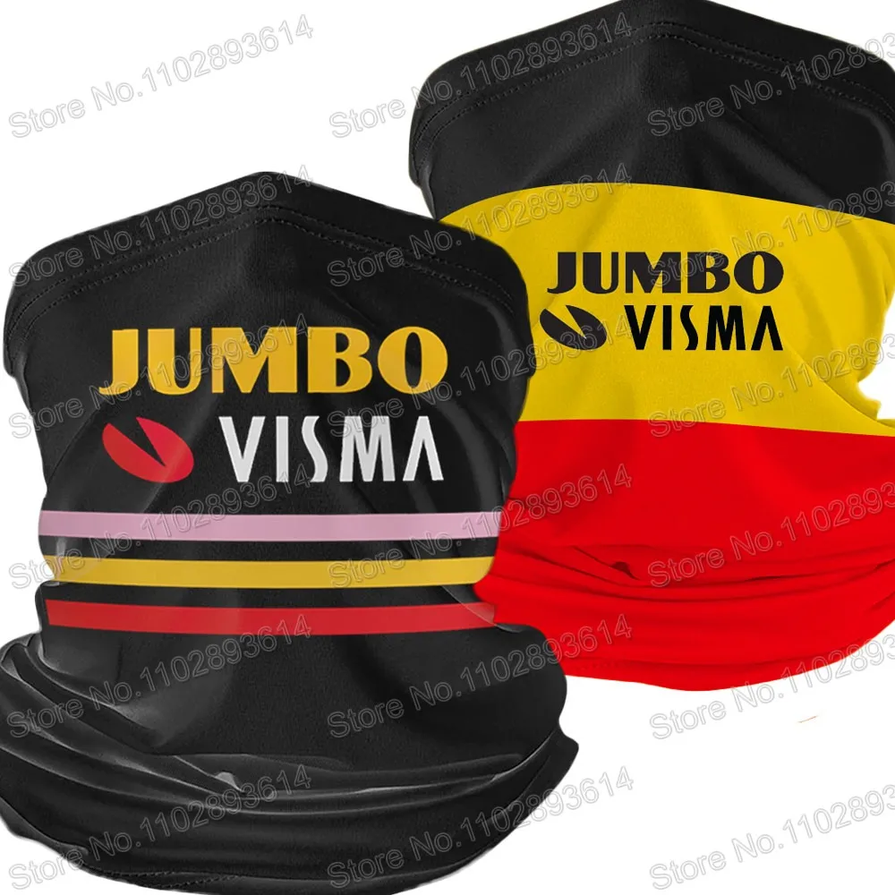 

Team Jumbo Visma 2023 Headwear Grand Cycling Neck Warmer Multifunctional UV Protection Ride Magic Scarf Fishing Hiking Headband