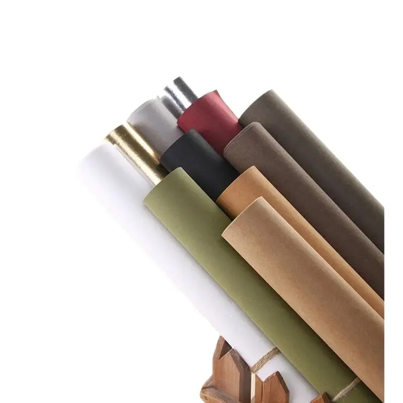 Wholesale Washable kraft paper cowhide fabric patchwork diy