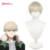 L-email wig Synthetic Hair Anime Wind Breaker Ren Kaji Cosplay Wig 30cm Short Hair Wigs Heat Resistant Wig 1