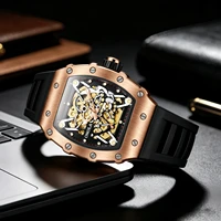 ONOLA Top marque montres de luxe pour hommes multifonction sport étanche lumineux horloge décontractée hommes automatique montre mécanique 4