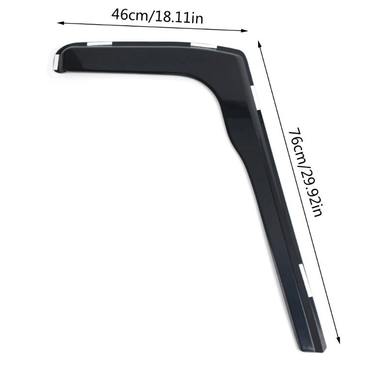 Side Window Wind Deflectors 1 Pair for TRANSIT MK8 2014-Up Exterior Mount Window Vent Visors Rain Guards Rain Shield GTWS