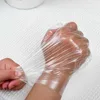 50/200Pcs Disposable PE Gloves Food Grade Transparent Plastic Gloves For Cooking Kitchen Restaurant Cleaning Household Food Safe 5