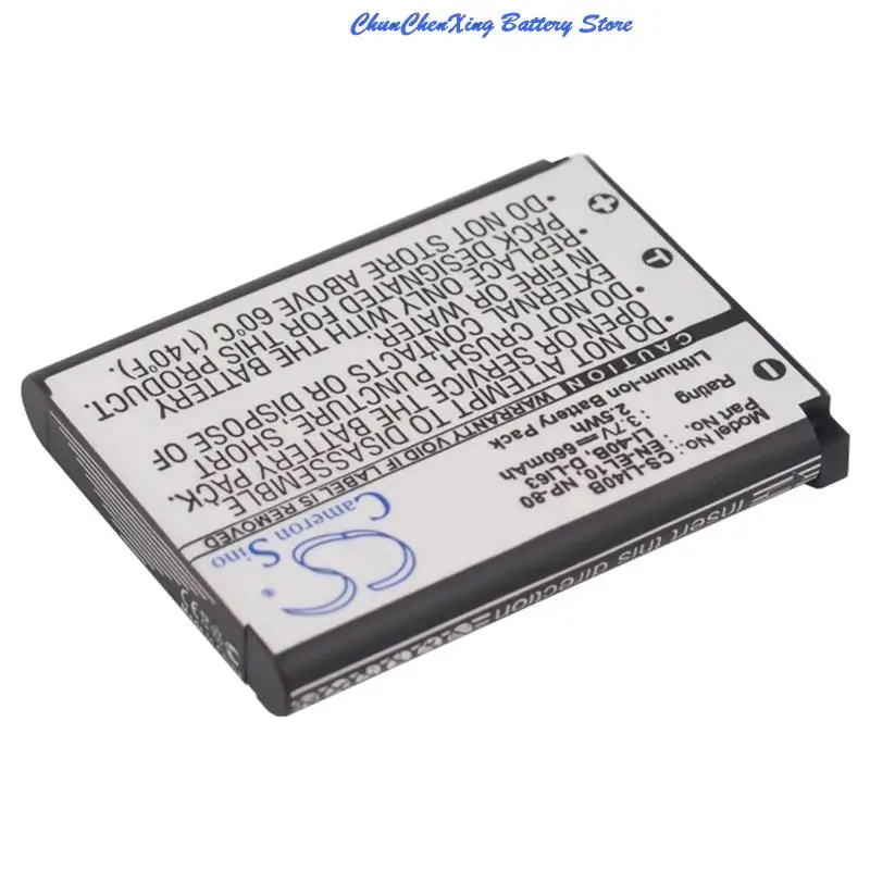 Cameron Sino 660Mah Battery For Ge G3Wp G5Wp E1045 E1055 E1255,For Olympus Fe-3000 Fe-3010 Fe-4000 Fe-4010 Fe-5010 Fe-5020 U710