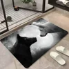 1PC Wolf Floor Mats Door Mats Household Carpets Foot Mats Kitchen And Bathroom Absorbent Non-slip Mats Home Decoration Carpets 3