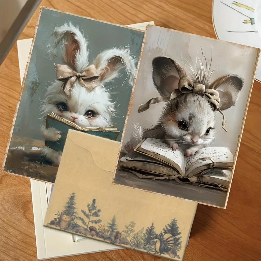 50PCS Card Sticker & Envelope Set – DIY Holiday Flag Crafts, Scrapbooking Supplies,... - SKU CSES2125 - UGI Packaging