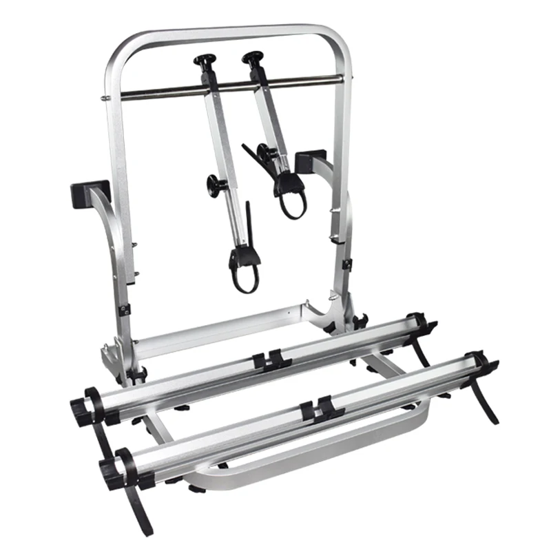 RV dedicated bicycle rack Rear double position folding bike rack Rear single frame RV modification supplies