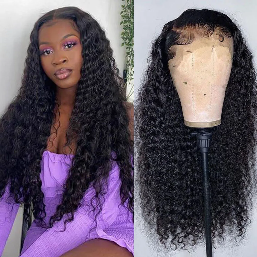Curly Wigs Human Hair Lace Frontal Wig Hd Lace Wig 13x6 Human Hair Deep Wave 13x6 Hd Front Wigs For Women