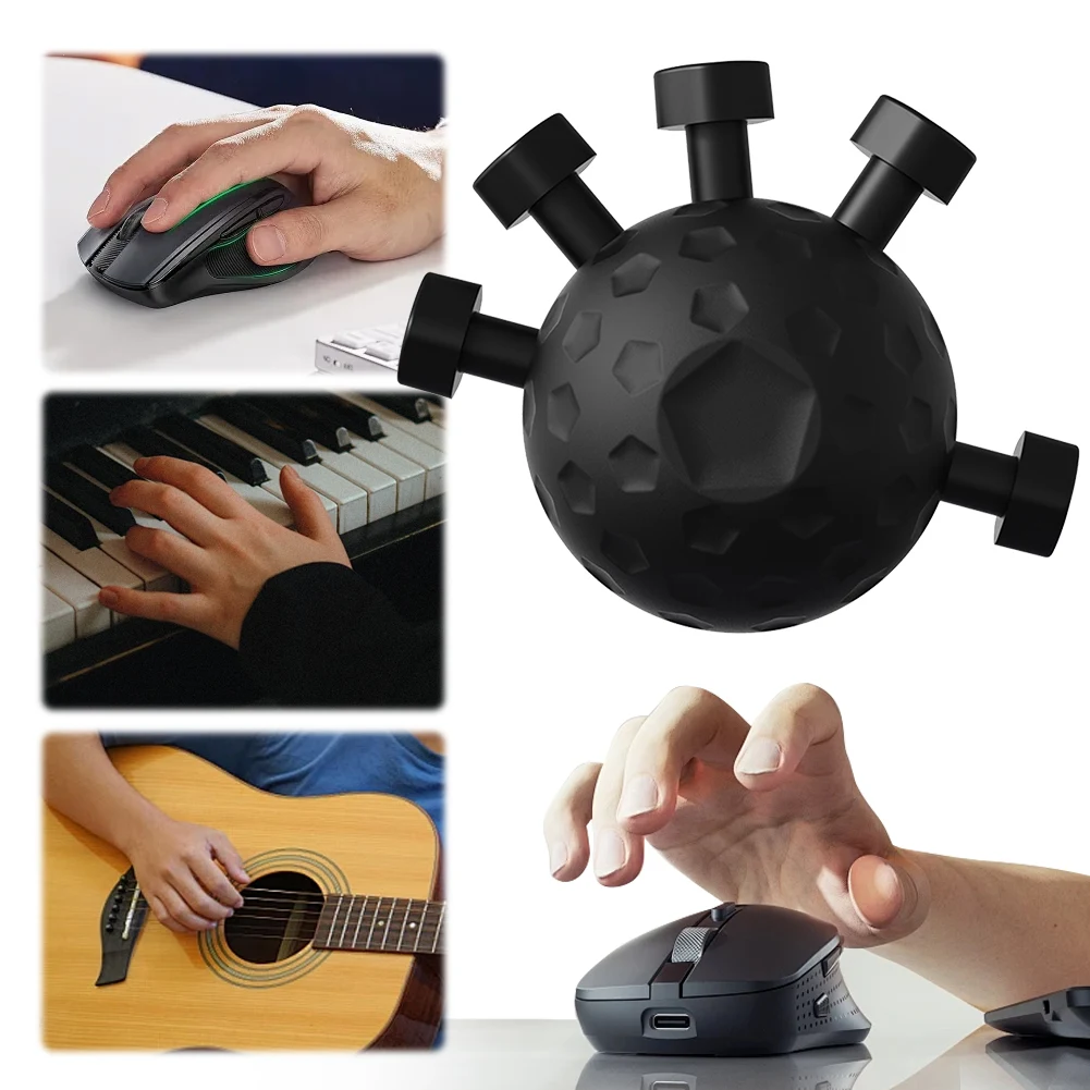 Hand Strength Exerciser Ergonomic Hand Ball Gripper Exerciser Anti Slip Finger Trainer Rock Climbing Fitness Equipment hand strengthener finger trainer finger strength trainer forearm exerciser hand grip trainers hand grip exerciser hand exerciser hand trainer