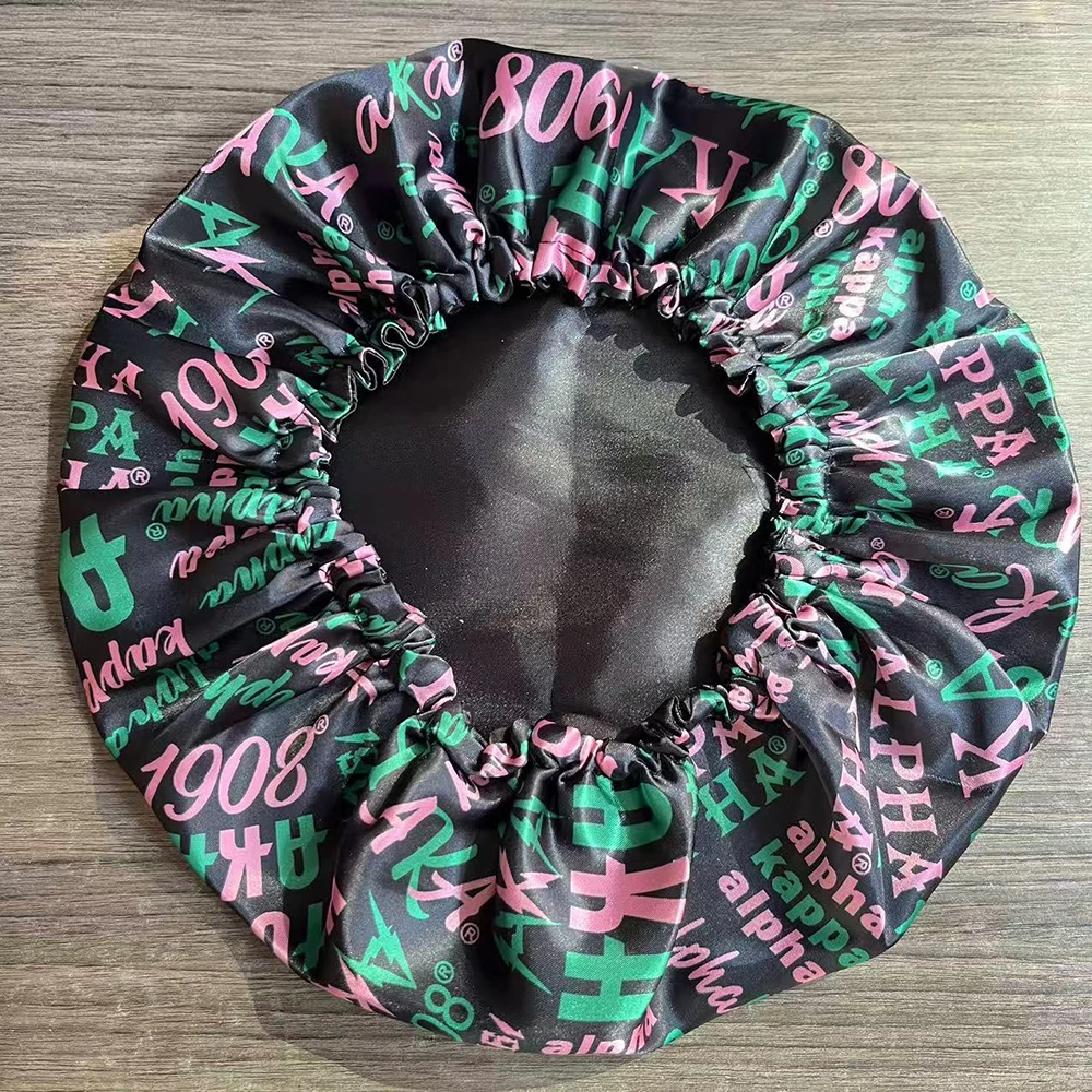 Black Nightcap/Shower Cap Sorority Sisters Association College Party Gifts for Women 4