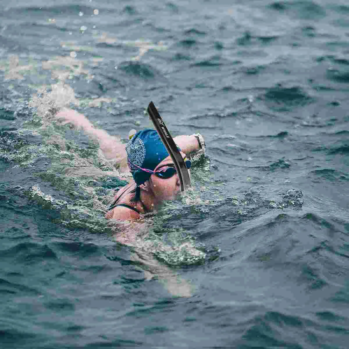 Swimming Snorkel Adjustable Silicone Breathing Tube TPU Snorkeling Gear for 3