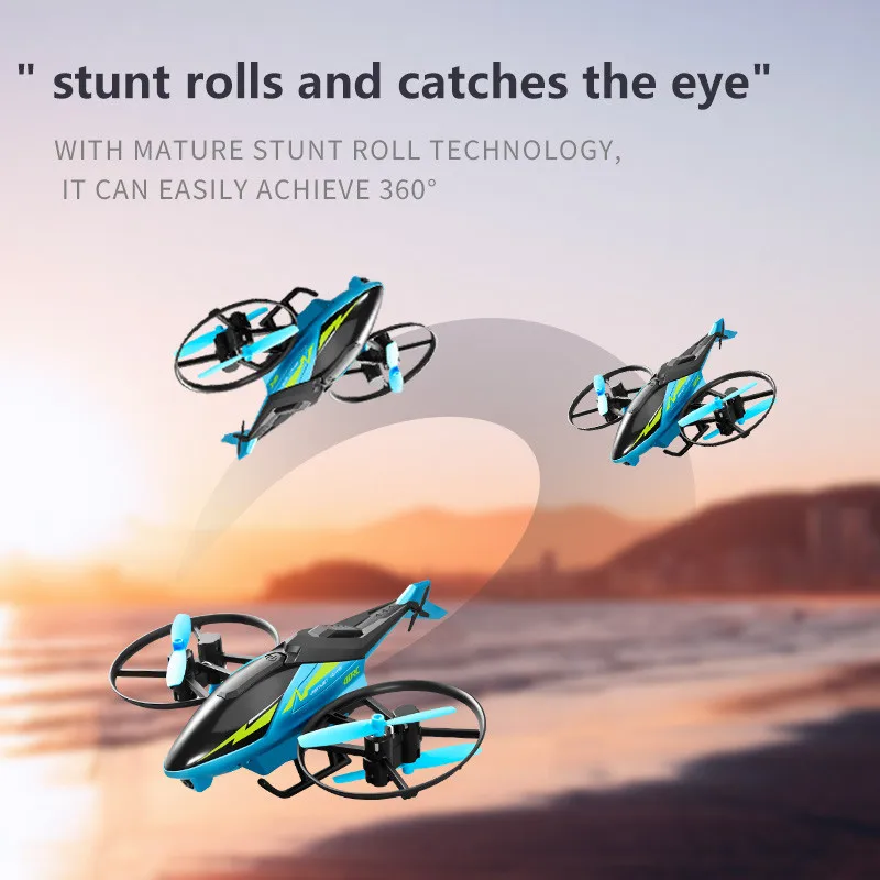 Drone RC avec caméra 4K/1080P, hélicoptère télécommandé, vol stationnaire, jouet pour enfants