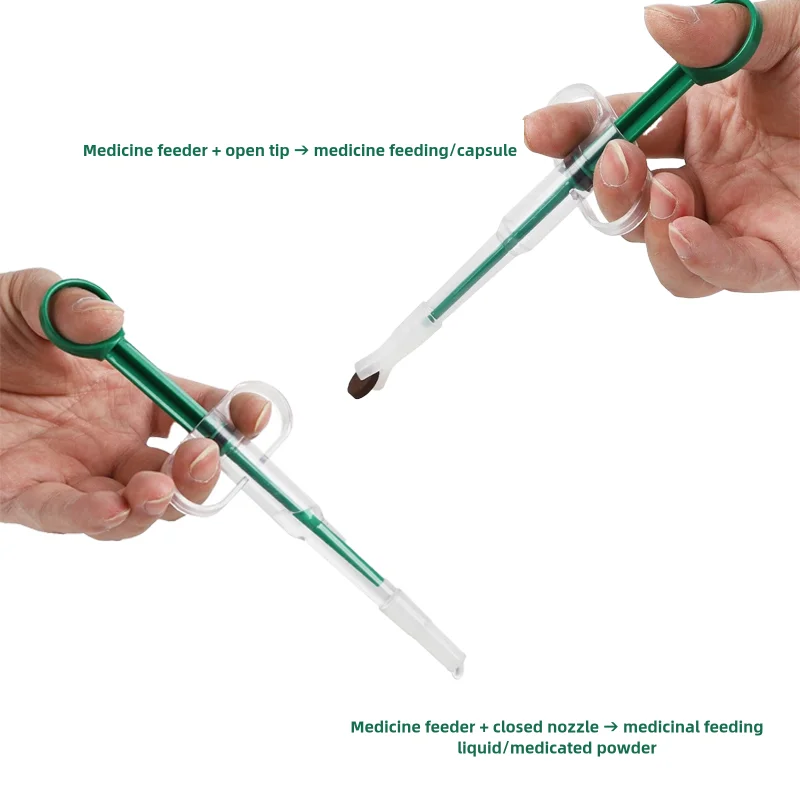 1PC Pet Propulsive Silicone Drug Feeder Tablet Liquid Comfortable Dog And Cat Universal Safe Easy Clean Use Repeatedly pet drug feeder