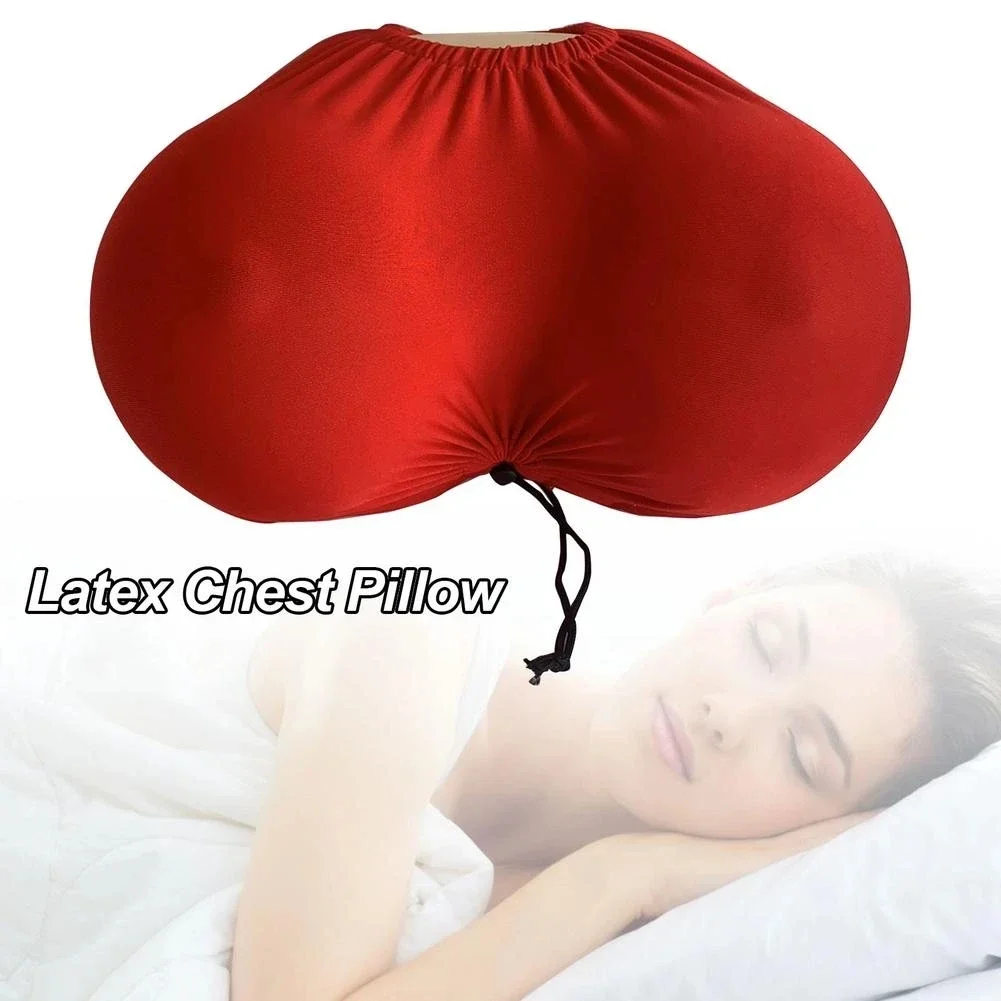 Comfort Latex Chest Pillow Breast Cushion boob breast pillow Back Chest cushion side sleeper pillow