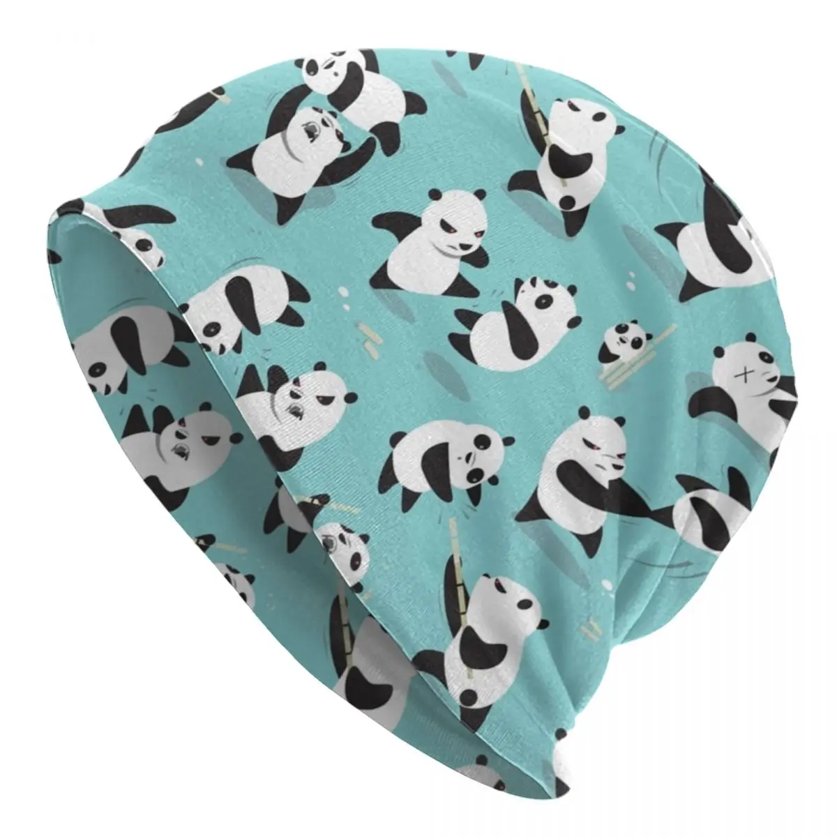 

PANDAMONIUM Panda Bear Cute Skullies Beanies Hat Autumn Winter Men Women Street Caps Warm Head Wrap Bonnet Knitted Hat