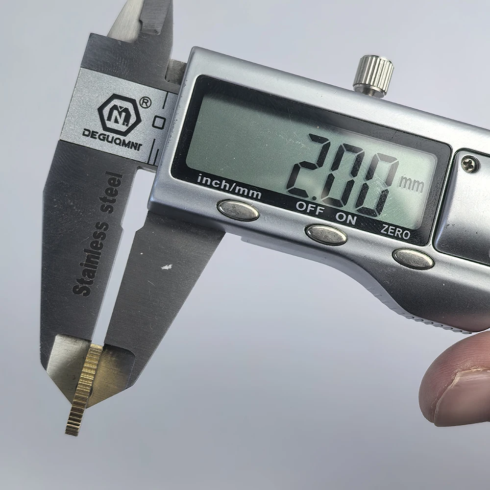 High-Precision Copper Gear with 0.3 Modulus and 2mm Shaft Compatibility
