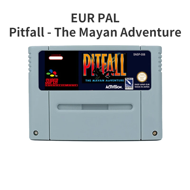 Pitfall-o jogo de ação aventura maia para snes 16 bitretro carrinho  crianças presente - AliExpress