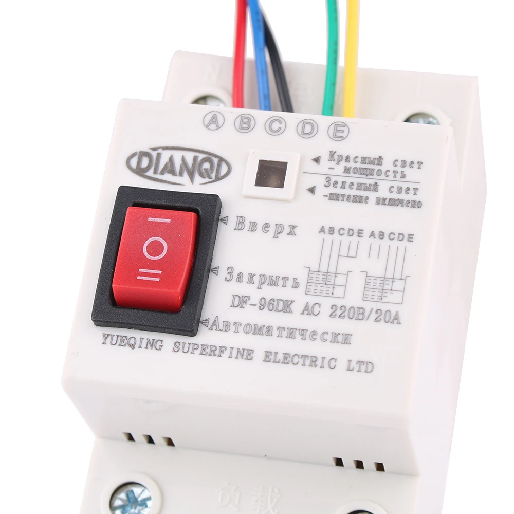 de bomba cisterna interruptor liquido automatico trilho din df 96d df96dk 220v 03