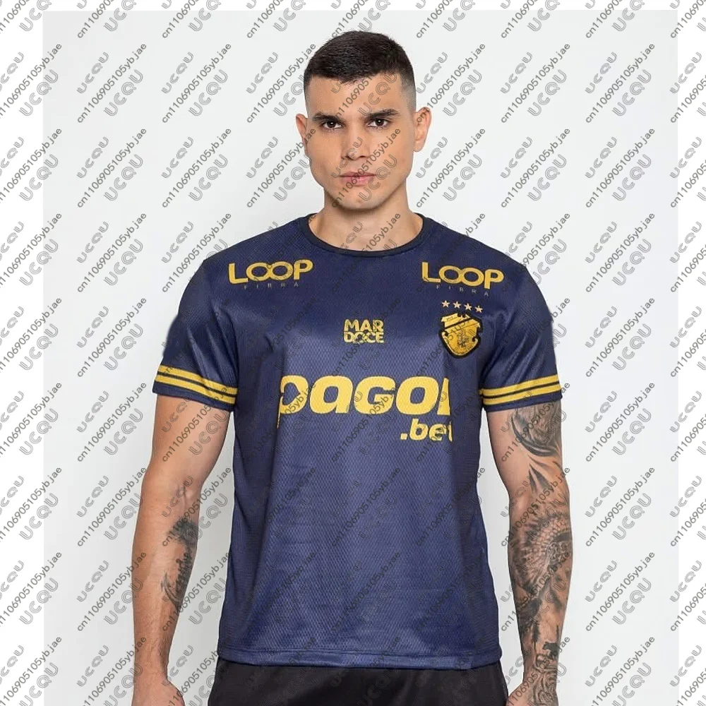 2025-26 남성 어린이 소년 B-BAA A-알토스 통기성 축구 유니폼 상의 축구 스포츠 원정 경기 가을 B-브라질 성인 홈 유니폼