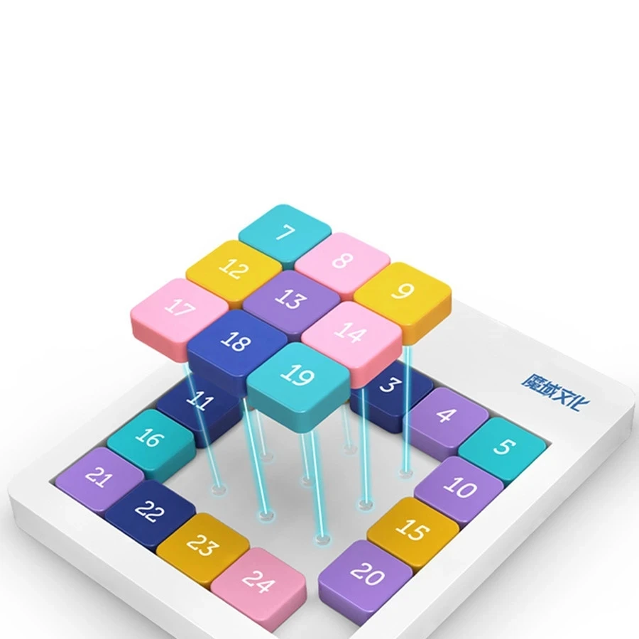 Moyu  Sliding Block Puzzle Magnetic Number 3x3 4x4 5x5 Educational Toy Educational Puzzle Toys For Kids Childre Gifts 2
