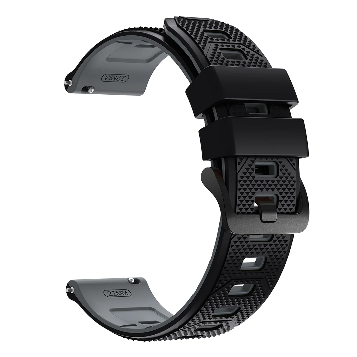 Enhanced Silicone Sport Strap - Premium Watch Band Bracelet 22mm Accessories