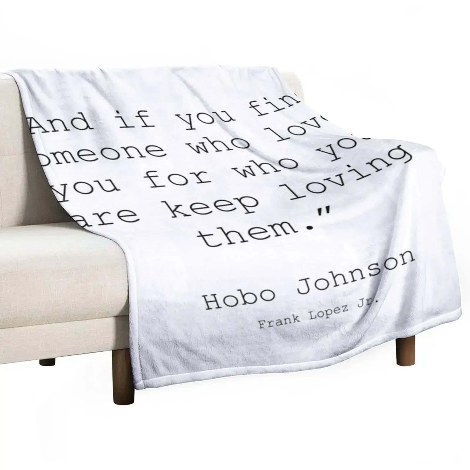 

Hobo Johnson peach scone quote Throw Blanket Cute Plaid sofa bed Blankets