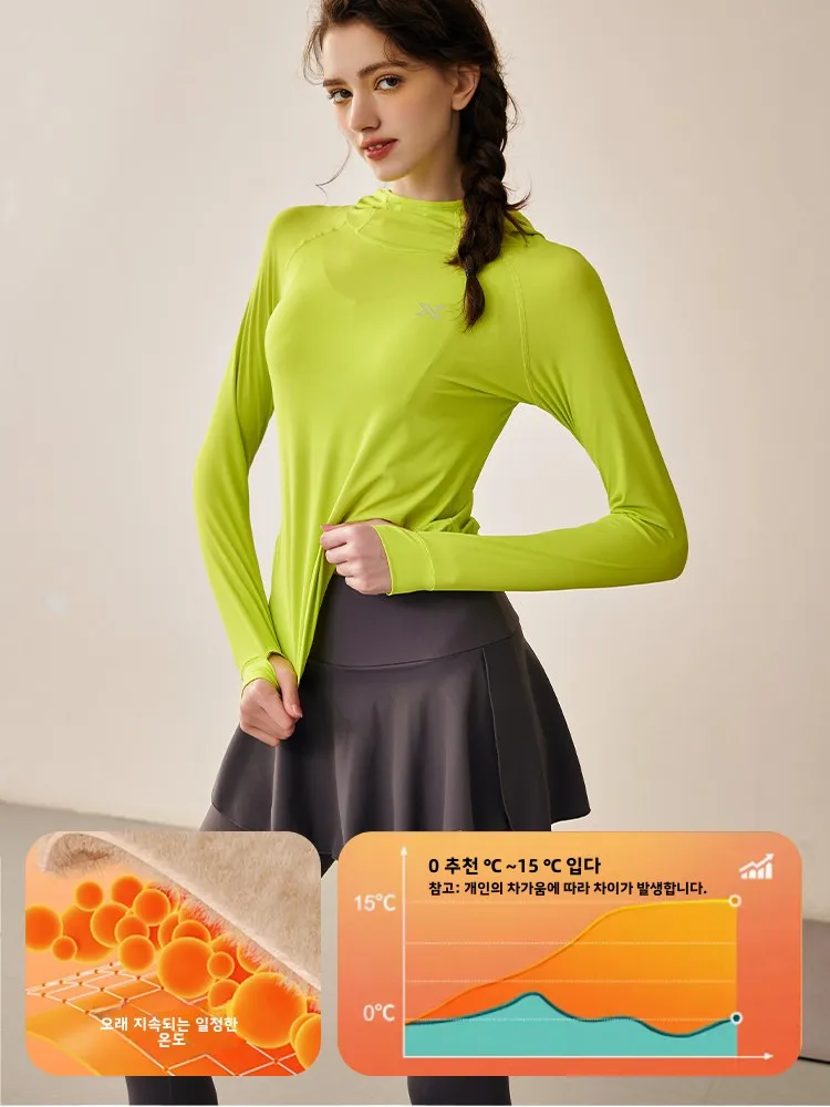 빠른 건조 운동복 빠른 건조 긴팔 긴바지 여성용 운동복 요가복 피트니스웨어 아웃도어 기모 봄가을겨울 자전거 운동복