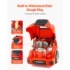 60 Pcs Kids Mechanic Car Repair Set with Removable Parts & Horn