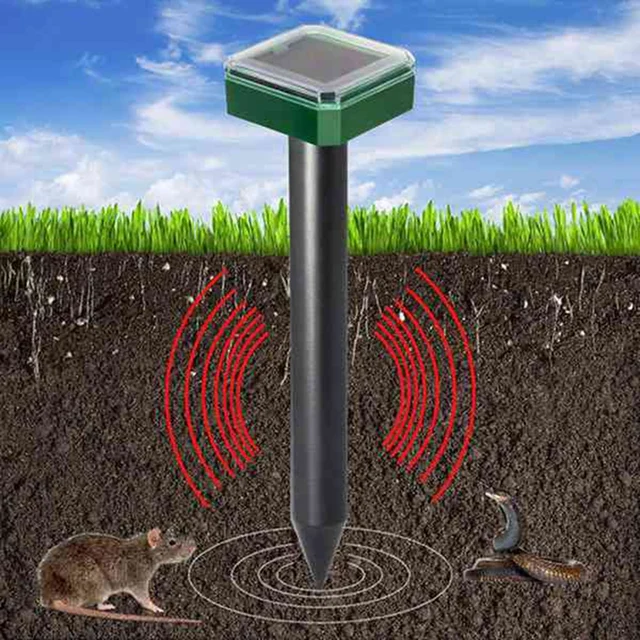 12/8/12 Db Ultrahangos Napenergia -Állatok Vibráció Vízálló Visszatelepítő Móli Elektronikus Kígyó -Visszautasító A Garden Yard Farm Számára - Image 6