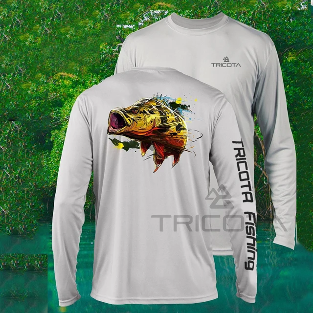 Fishing Shirts Long Sleeve Custom Logo Performance Protection UV