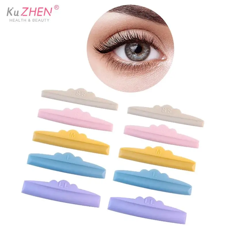 

3/5/10pairs Eyelash Lifting Kit Accessories Silicone Curlers Curl Pads Eyelashes Brush Clean Comb Eye Lash Extension Perm Tools