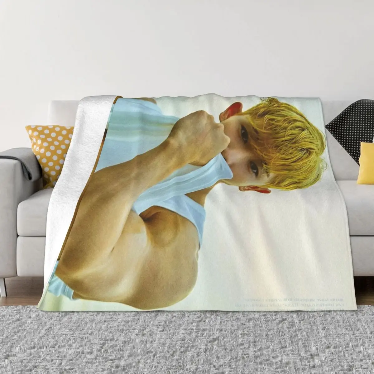 

WONHO OPEN MIND Throw Blanket bed plaid Sofas Custom Blankets