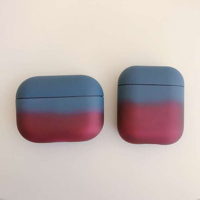 gradient rock sand matte suitable for Airpodspro protective sleeve hard shell bluetooth headset sleeve