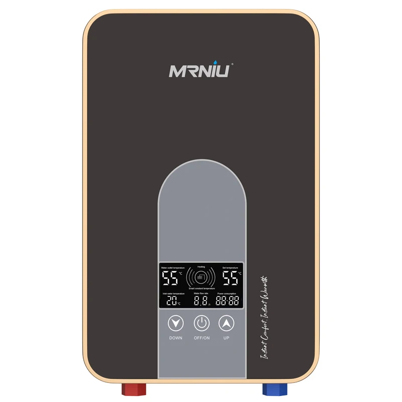 เครื่องทำน้ำอุ่นไฟฟ้าแบบทันที 220V 8500W สำหรับห้องน้ำ อาบน้ำ ควบคุมอุณหภูมิอัตโนมัติ เหมาะสำหรับใช้ในบ้าน โรงแรม ร้านเสริมสวย อพาร์ทเมนต์ chao2 1