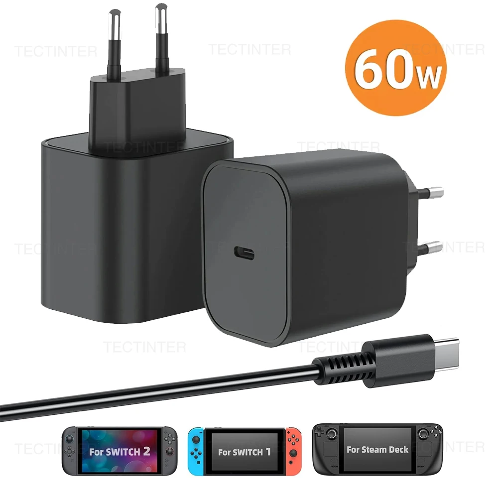 Nintendo Switch 2 Type C Fast Charger