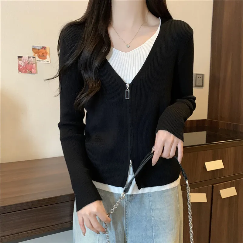 Autumn Women Long Sleeve Knitwear Sweater