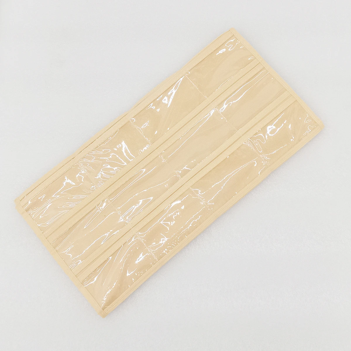 Jewelry Hanging Storage Bag Business Membership Card Organizer Sundries Necklace Earrings Storage Pocket 80 Grids Double-Sided
