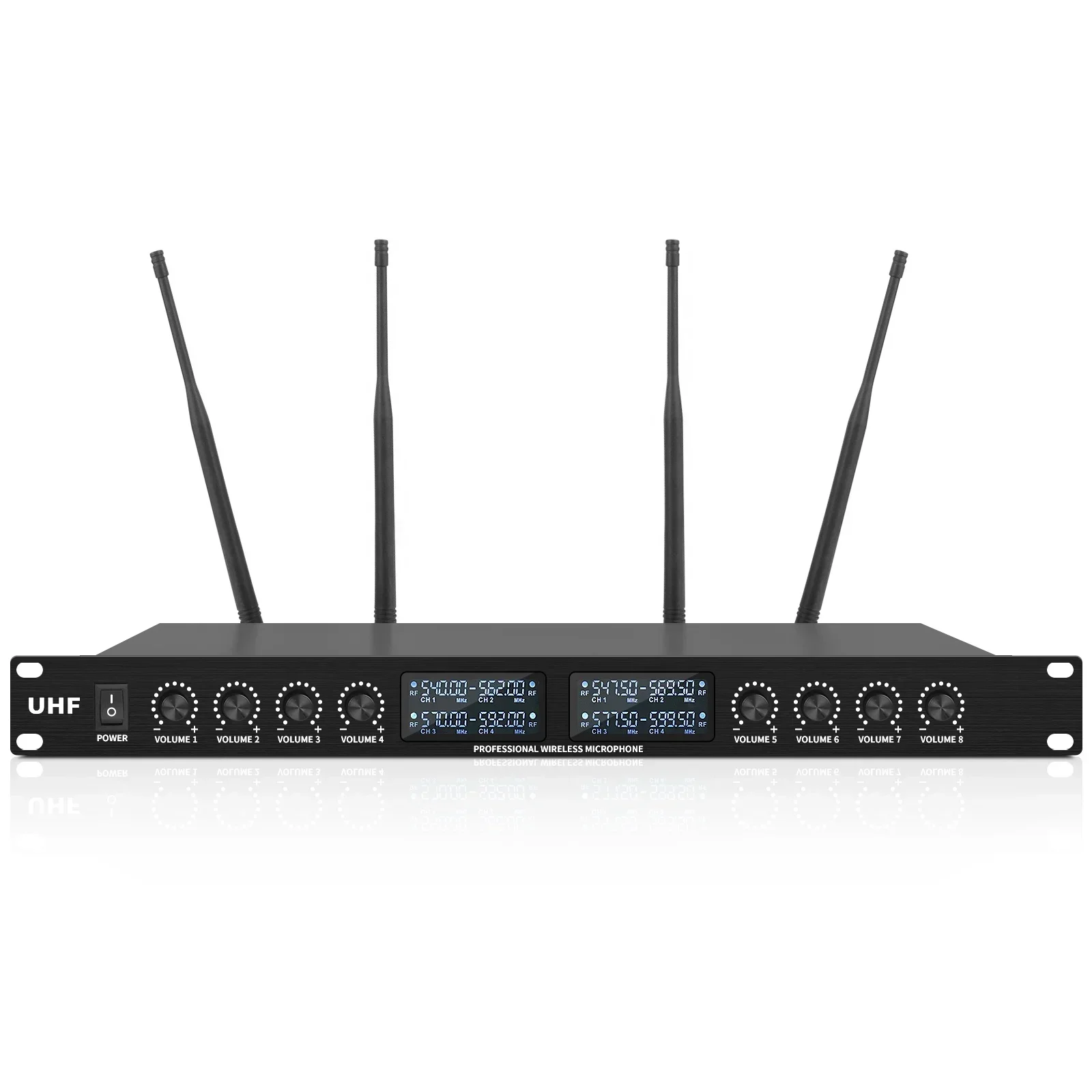 Xtuga YT8 프로페셔널 유니버설 UHF 컨퍼런스 마이크 시스템 교회용 무선 마이크