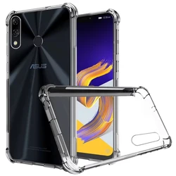 Air Cushion Shockproof Clear Silicone TPU Back Cover Case for Asus Zenfone 5 ZE620KL (Clear Airbag Case)