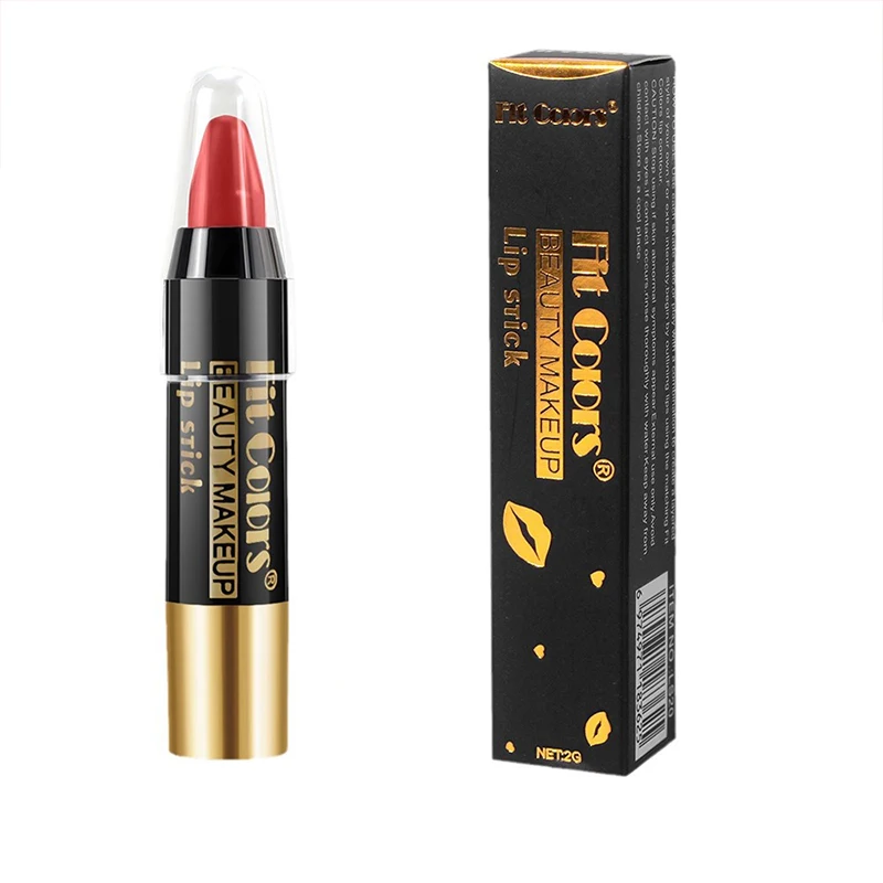 6 color Moisturizing Mirror Crayon lipstick Non-Stick Cup Makeup Lip Tint Pen Cosmetic  Crayon Lip Makeup 2