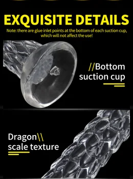Dragon Scale Tentacle Monster Dildo Raised Polka Dot Long Deep Soft Anal Plug With Suction Cup Buttplug Adult Erotic Sex Sm Toys 4