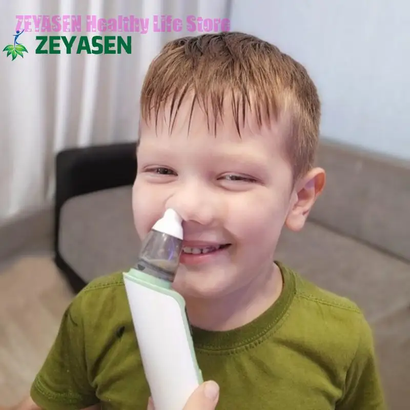 New Rechargeable Baby Nose Cleaner Silicone Adjustable Suction Electric Child Nasal Aspirator Health Safety Convenient Low Noise