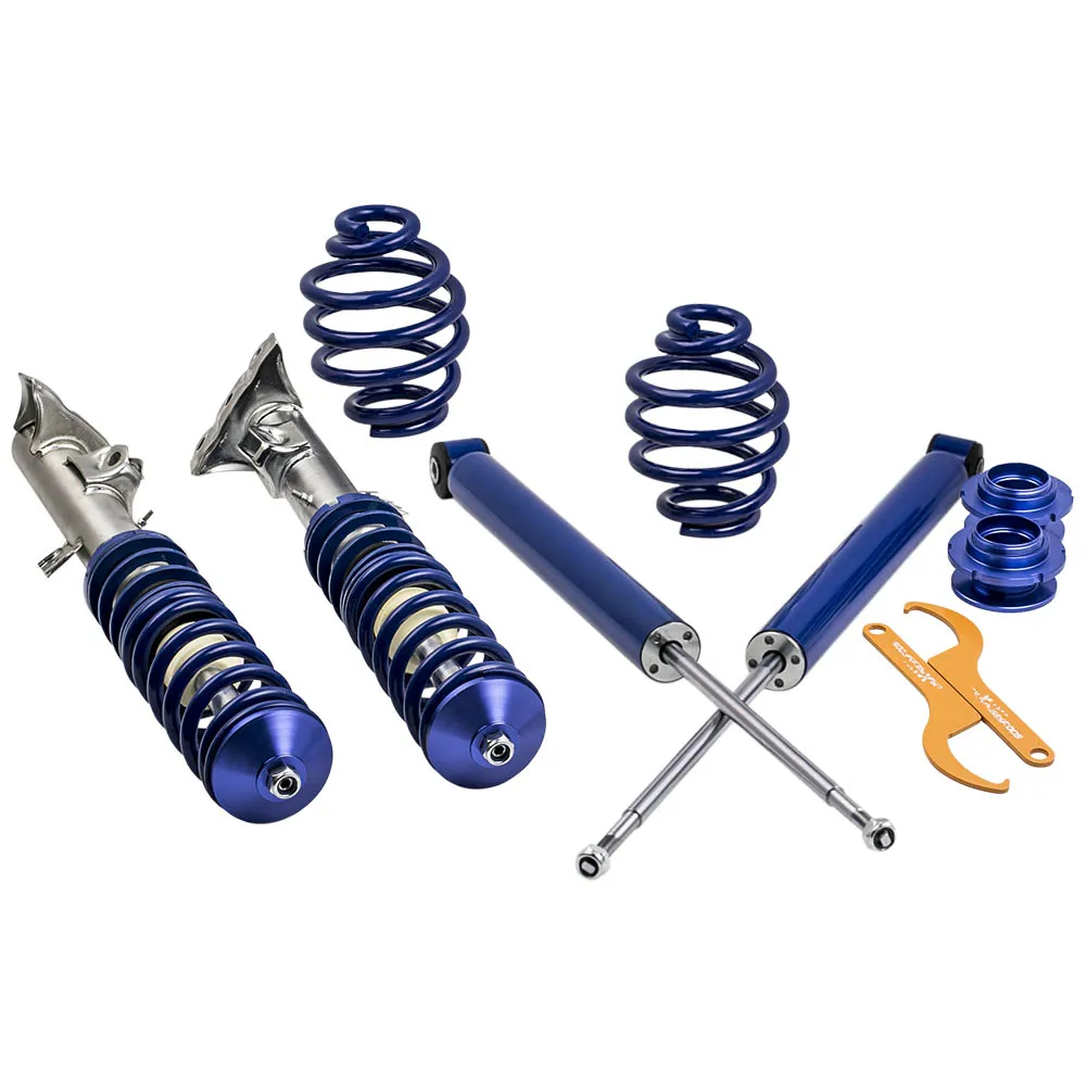 Abbassamento Coilovers Shokcs Kit Per Bmw Serie 3 E36 Saloon Touring Cabrio Coupe Coilover Shock Molle Abbassamento Kit Sospensione