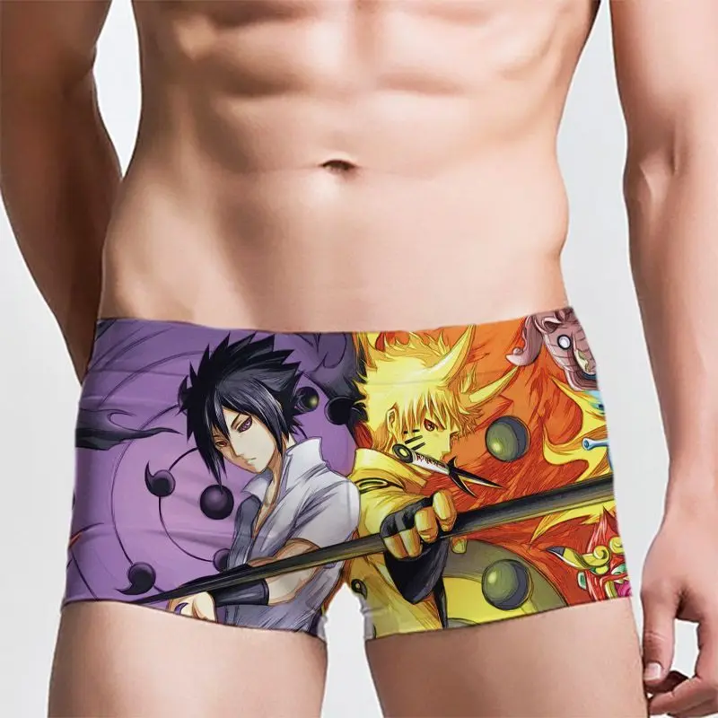 

Cartoon Naruto Anime Naruto Sasuke Boxers Ins Two-Dimensional High Quality Shorts Pajamas Holiday Gifts